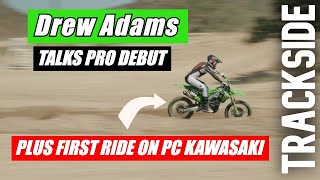 Drew Adams Rides The FACTORY PC Bike at Glen Helen | Trackside