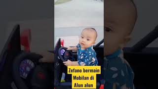 zefano bermain mobil-mobilan di Alun alun @shortsvideo