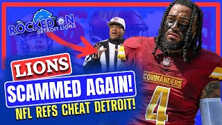 The Scary Truth About The NFL REFS SCAMMING The Detroit Lions