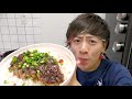 【食戟のソーマ実写化】激安肉が高級肉に化ける！！シャリアピンステーキ丼【アニメ料理】