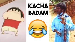 KACHA Badam - Shinchan Version - Funny Video 😂