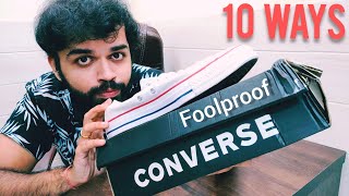 10 Foolproof Ways To Spot A Fake Converse All Star Shoe | Watch Before You Buy Or Shop Online