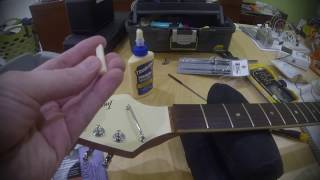 Gluing the nut to the neck - MMT05