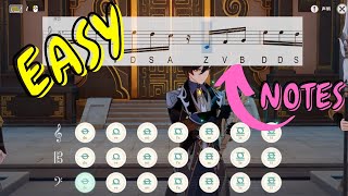 【EASY】Numb - Linkin Park | Genshin Impact Lyre with NOTES | Tutorial