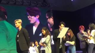 [HD FANCAM] 151205 DAY 6 FANMEET IN SINGAPORE - GAME SESSION WITH FANS