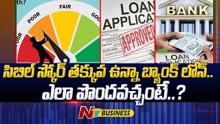 Bank Loans : సిబిల్‌ స్కోర్‌ 600 కంటే తక్కువ ఉన్నా బ్యాంక్‌ లోన్‌.. ఎలా పొందవచ్చంటే..? | NtvBusiness