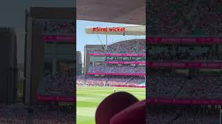 India v Australia SCG TEST DAY 3,  #miyan bhai wicket at the wrong time #scg #pinktest #indvaus