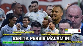 BERITA PERSIB ~ Gustavo Franca Absen vs MU, Keren Adam Alis MOTM, Marc Klok \