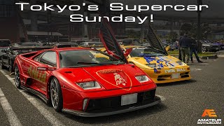 Supercars in Japan! | Daikoku Futo PA Average Sunday