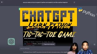 Learn Python with ChatGPT | Tic-Tac-Toe Game
