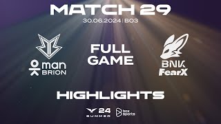 Full Highlights BRO vs FOX | Match 29 | LCK Mùa Hè 2024