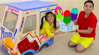 Wendy Pretend Play w/ Popsicle Ice Cream Truck Kids Toys
