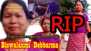 Bk. Biswalaxmi Debbarma O swngcharno yakarwi thangkha