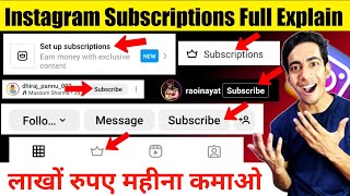 Instagram Set Up Subscriptions Kaise Kare | How To Enable Subscribe Button On Instagram