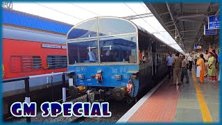 GM Inspection Special Train visits Alleppey railway station