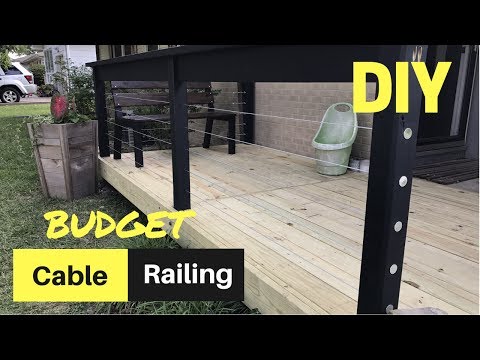 CHEAP & EASY DIY Cable Deck Railing CHEAP & EASY DIY Cable Deck Railing