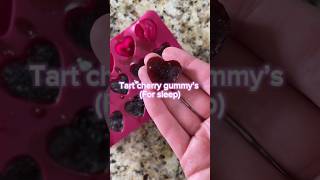 Natural way to improve your sleep #baking #gummy #sleephacks #tartcherry