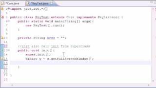 Java Game Development - 28 - Intro to Keyboard Input