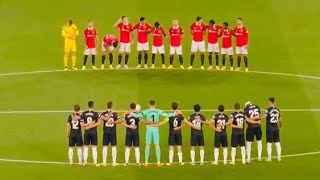 Man united vs Real Sociedad pay tribute to Queen Elizabeth II in moment of silence