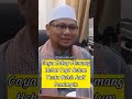 Gaya Cakap Memang Hebat Tapi Belum Tentu Boleh Jadi Pemimpin ~ Ustaz Badlishah Alauddin