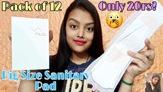 luxury Nua Sanitary Pad Only 20rs? Big Size Pad, Get full info. / Payalsharma