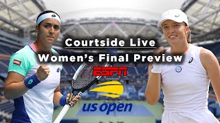 Ons Jabeur and Iga Swiatek face off in the US Open Women's Final | Courtside Live