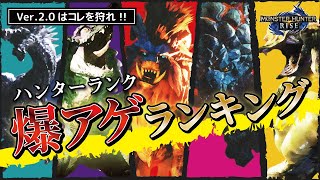 【モンハンライズ】HRポイントランキング　アップデート後、どのモンスターが最効率？？