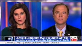 Rep. Schiff Discusses Legislation to Give Gun Violence Victims Day in Court with CNN's Erin Burnett