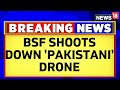 India Pakistan News | BSF Troops Shoot Down Narcotics-Laden Pakistani Drone | Amritsar News | News18