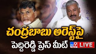 Peddireddy On Chandrababu Arrest LIVE | చంద్రబాబు అరెస్ట్ పై పెద్దిరెడ్డి ప్రెస్ మీట్ - TV9