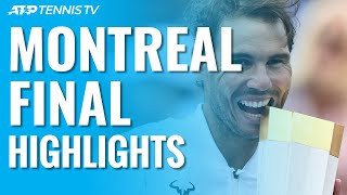 Nadal Defeats Medvedev to Win Fifth Title in Canada | Coupe Rogers 2019 Final Highlights