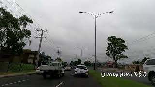 Driving on Scoresby road, Melbourne, Australia