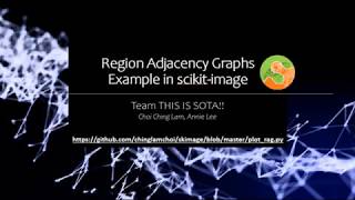 Scikit-image Region Adjacency Graph Example