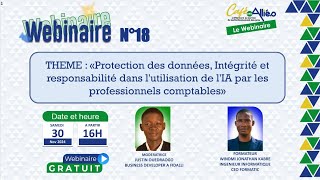 WEBINAIRE 18 Protection des données, Intégrité et responsabilité pour les professionnels comptables