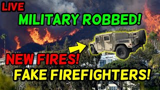 Military Base ROBBED. Looters Dressed as FireFighters. xQc California WildFires. Palisades Fire