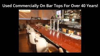 Bar Top Epoxy - EnviroTex Lite Pour On Epoxy - Pour On High Gloss Finish For Bar Top