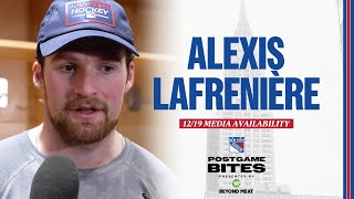 NYR at TOR: Alexis Lafrenière Postgame Media Availability | December 19, 2023