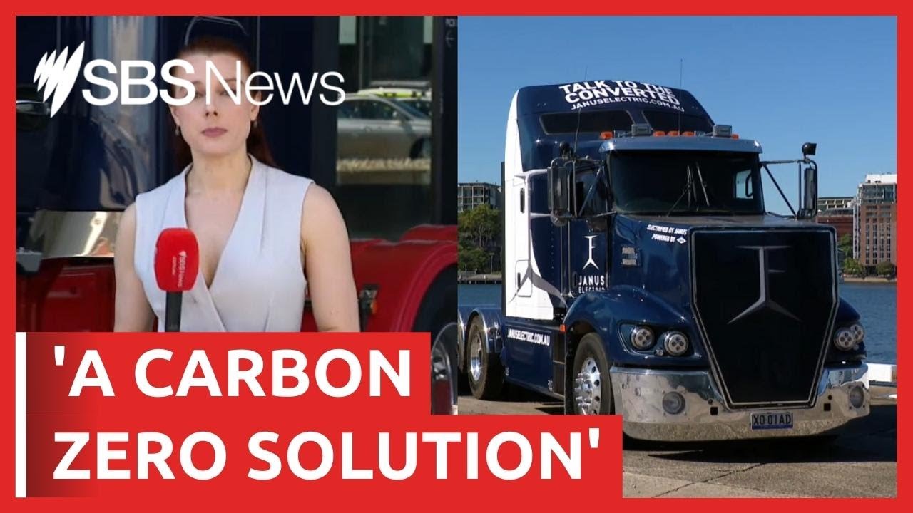 Australia's First Electric Trucks Hit The Road | SBS News - YouTube