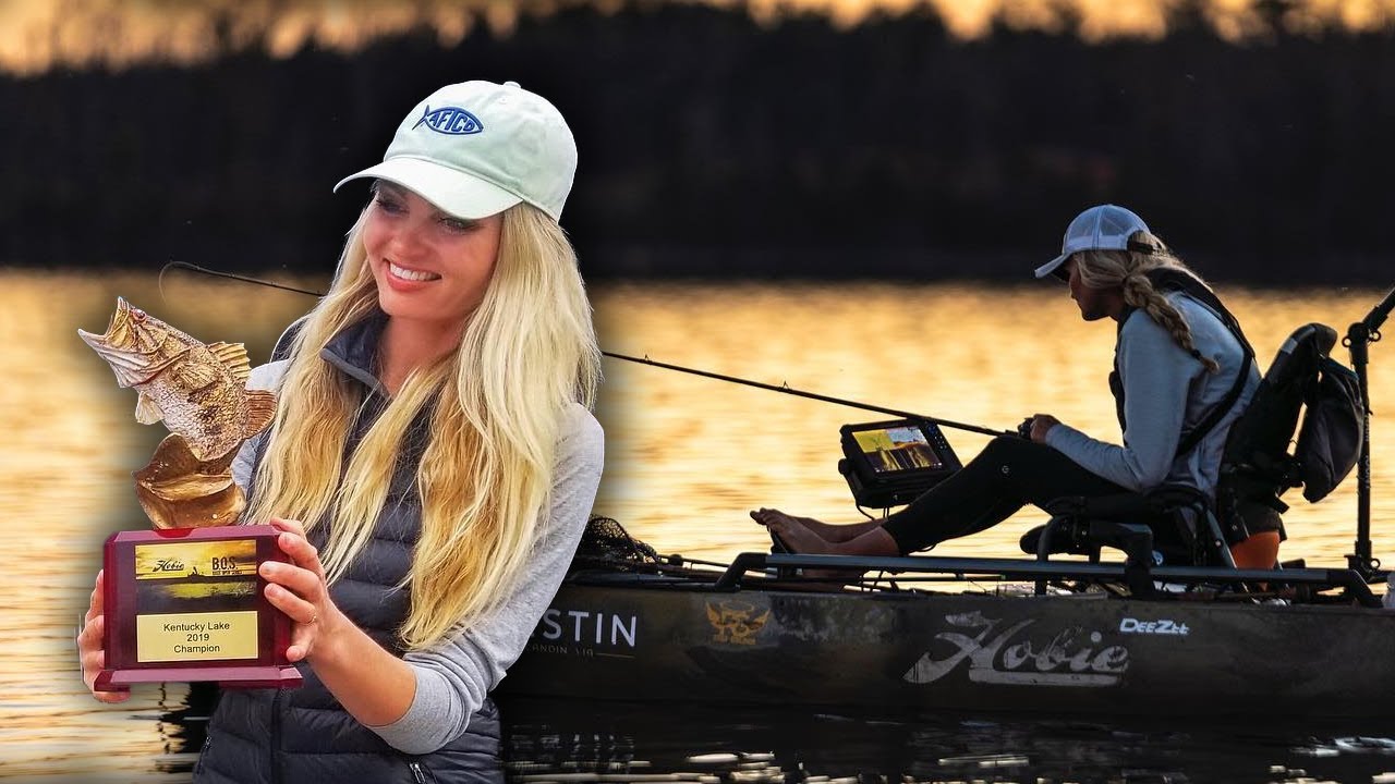 How To Fish Kayak Bass Fishing Tournaments With Kristine Fischer - YouTube