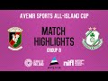 Avenir Sports All-Island Cup Highlights | Glentoran v Shamrock Rovers | Group B