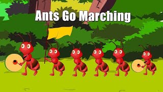 The Ants Go Marching one by one songs| ant at war |#abckids #ants