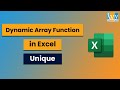 Unique Function in Excel | Excel Dynamic Array Function | Excel Tutorial | IvyProSchool