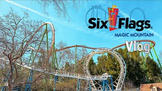 Six Flags Magic Mountain Vlog  January 2023