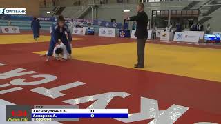 70 kg Хисматуллина К Аскарова А 25 11 2017 Т2 Первенство России до 21 года, ИРКУТСК