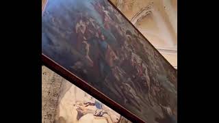 Church of Saint George Maggiore in Naples, Italy, a hidden painting was discovered