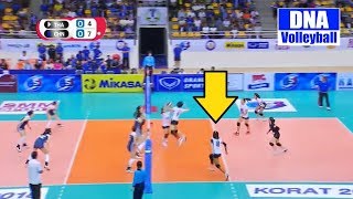 อัจฉราพร คงยศ 31 จังหวะ เอเซียนคัพ 2018 Ajcharaporn Kongyot Volleyball Asian cup 2018