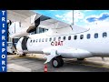 UNKNOWN but GOOD: Danish Air Transport | ATR 42-500 | Berlin - Saarbruecken | Economy Class