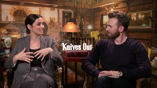 Knives Out || Ana de Armas & Chris Evans Generic Junket Interview || #SocialNews.XYZ