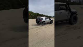 Testing the Suspension, Fj Cruiser mid travel! #fjcruiser #fj40 #offroad #oregon #fj #toyota