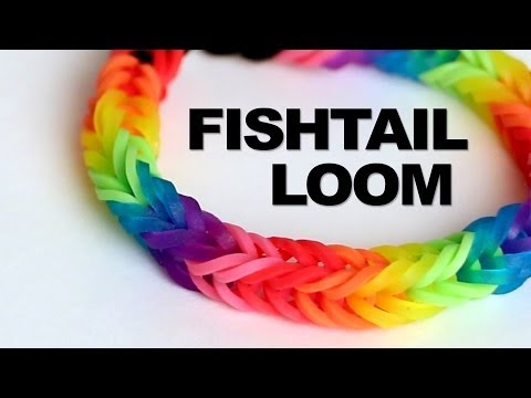 Fishtail Loom Bracelet - Tutorial || Rainbow Loom Fishtail Loom Bracelet - Tutorial || Rainbow Loom